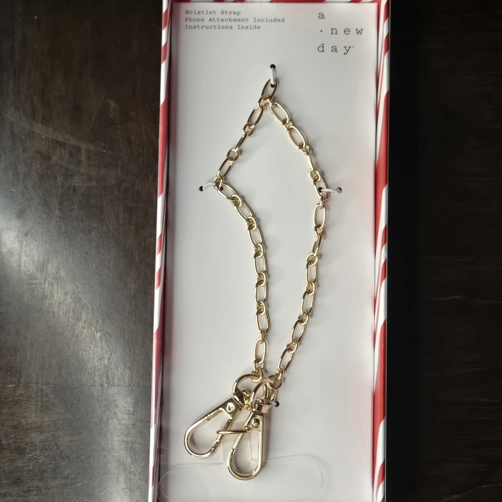 A New Day Gold Chain Key Holder